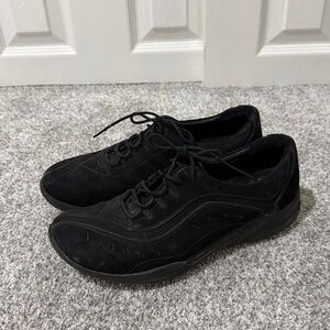 Women’s Clark’s WAVE Leather Shoes Black 9M